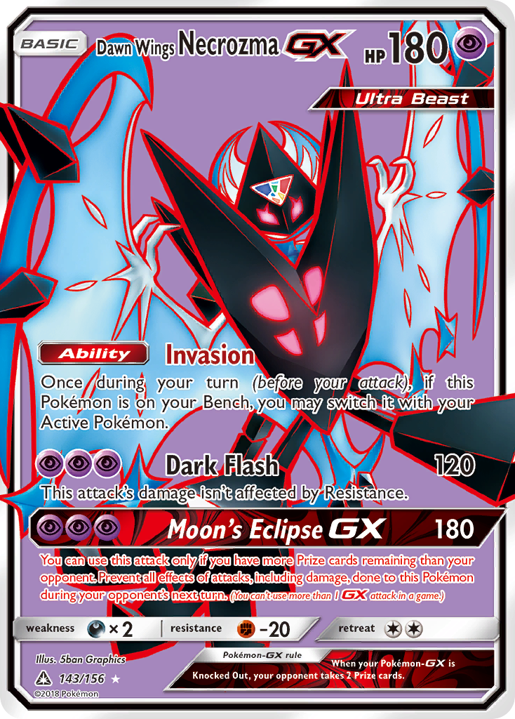 Ultra Prism Dawn Wings Necrozma GX #143/156